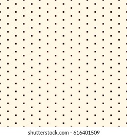 Minimalist abstract background. Simple modern print with squares. Seamless pattern with geometric figures. Digital paper, textile print, page fill. Vector art