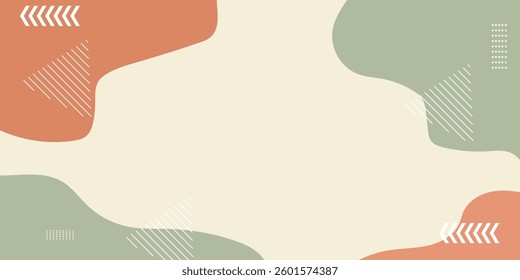 Minimalist abstract background template. Template for cover, banner, poster, flyer and other, vector background