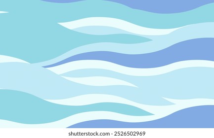 Minimalist abstract background with wavy, rippled stripes and sparse curves. Flowing, textured lines in trendy colors create a graphic look, perfect for posters, prints, or a modern, minimal design.