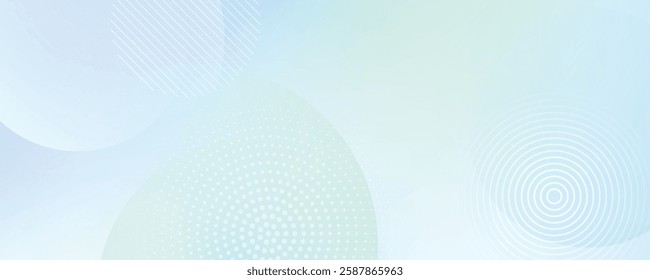 minimalist abstract background.soft color.green and purple gradations.circle effect style .geometric.memphis .eps 10