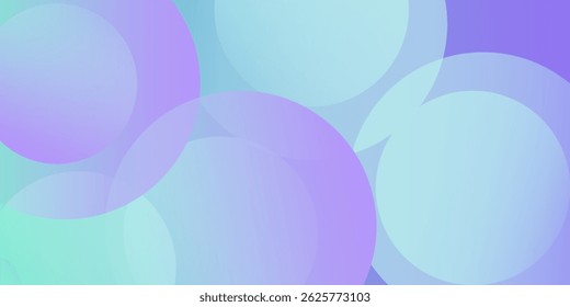 minimalist abstract background.soft color.green and purple gradations.circle.trendy.abstarct geometric.memphis. eps 10
