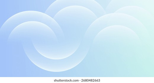 Fondo abstracto minimalista. Color suave. Gradaciones verdes y púrpuras. Estilo de efecto de círculo. Geométrico. Memphis. EPS 10