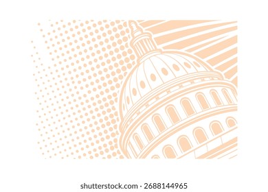 A minimalist abstract black and white design made entirely of halftone dots, creating a modern textured pattern ideal for backgrounds, print designs, posters, and digital art projects.