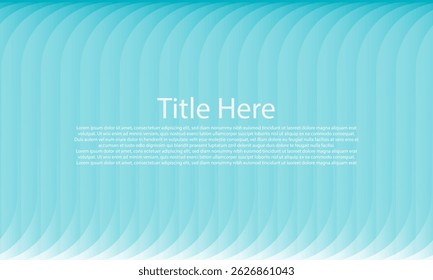 Minimalist Abstract Blue Gradient Background with Curved Lines