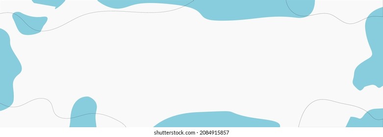 Minimalist abstract blue wavy background with copy space for text suitable for banner, cover, presentation, story, and others.