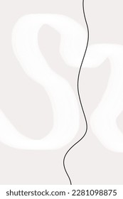 Minimalist abstract brush printable wall art. Modern Neutral gallery wall decor. 