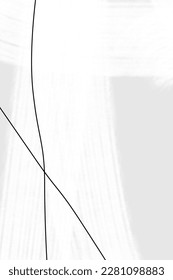 Minimalist abstract brush printable wall art. Modern Neutral gallery wall decor. 