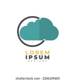 Minimalist Abstract Cloud logo. This logo incorporate with abstract the creative way. It will be suitable for which company or brand name.