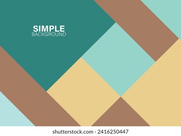 Minimalist abstract colorful rectangles background. Vector illustration. Abstract background.