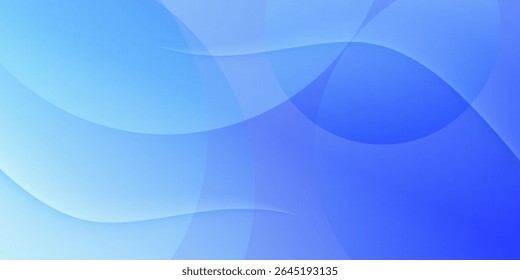 Minimalist abstract dark blue background with smooth gradient curves and soft lighting, perfect for modern designs and digital presentations.