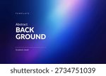 Minimalist Abstract Dark Gradient Background with Smooth Blue to Purple Color Transition. Soft Light Reflections Effects. Modern Backdrop for Branding, Web Design, Covers, Ad Banners, Presentations, Posters, Digital Art or Graphics. Vector image.