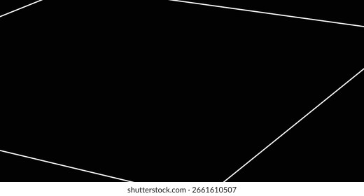 Minimalist abstract dark polygon background with thin white line accents.