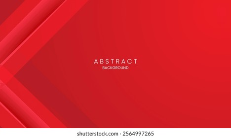 Minimalist abstract dark red diagonal striped line papercut background with shadow. Modern futuristic background