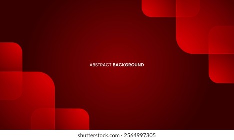 Minimalist abstract dark red diagonal striped line papercut background with shadow. Modern futuristic background