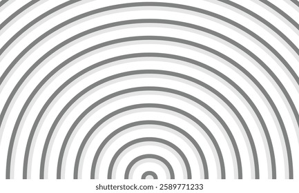 Minimalist Abstract Design with Curved Concentric Lines Creating a Modern and Futuristic Wave Pattern for Graphic and Digital Art Applications