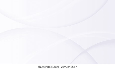 Minimalist Abstract Digital Background With Soft Curves