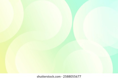 Minimalist abstract frame background, colorful,green and yellow gradations,abstract memphis backgrond,circle shape, vector eps 10