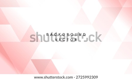 Minimalist abstract geometric background with pink and white gradient triangles or soft rose polygons in a clean symmetrical layout