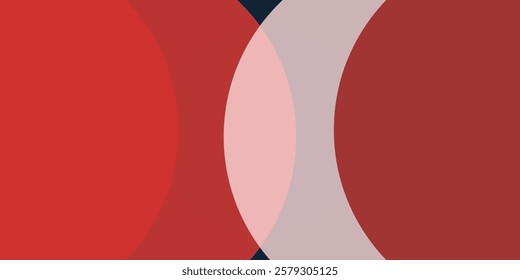 Minimalist abstract geometric design with bold red and gray colors. A modern, dynamic composition with curved overlaying shapes and strong contrasts, ideal for backgrounds, branding, and digital art.