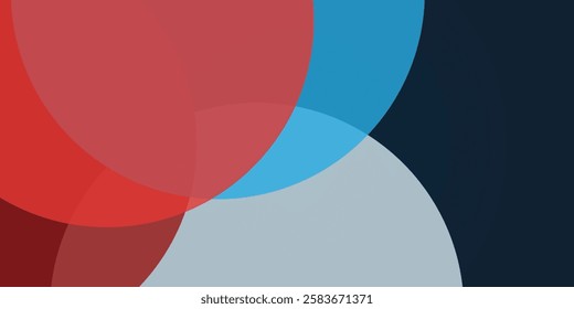 Minimalist abstract geometric design with bold red, grey, and blue colors. A modern, dynamic composition with curved shapes and strong contrasts, ideal for backgrounds, branding, and digital art.