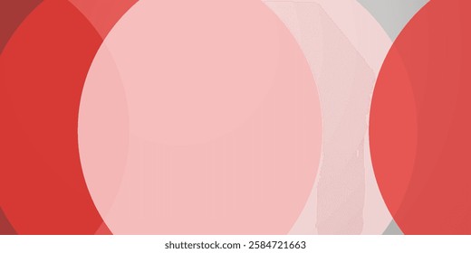 Minimalist abstract geometric design with bold red, grey, and pink colors. A modern, dynamic composition with curved shapes and strong contrasts, ideal for backgrounds, branding, and digital art.