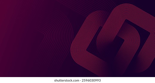 Minimalist Abstract Geometric Line Art Background – Modern Black and White Overlapping Circular Pattern for Futuristic, Technology, and Digital Concepts
