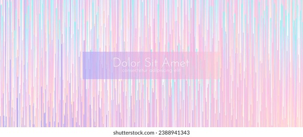 Minimalist abstract geometry background with glowing and gradient color lines. Pixel sorting glitch style design for banners and advertising. EPS 10 illustration.