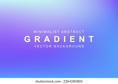 Minimalist abstract gradient vector background