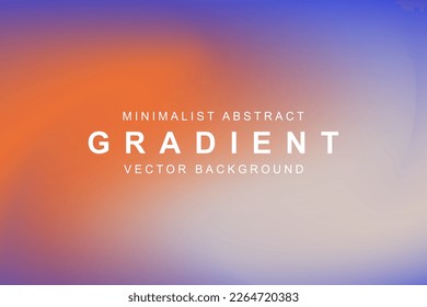 Minimalist abstract gradient vector background