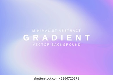 Minimalist abstract gradient vector background