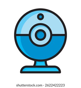 Minimalist abstract illustration featuring blue and black shapes on a white background. Clean, modern design, suitable for various creative projects.
