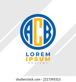 Minimalist Abstract Initial letter ACA logo. This logo incorporate with abstract letter in the creative way.It will be suitable for which company or brand name start those initial.