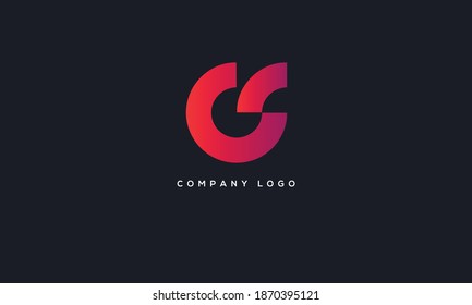 Minimalist Abstract Initial letter GS, SG logo. This logo incorporate with abstract letter in the creative way. It will be suitable for which company or brand name start those initial.