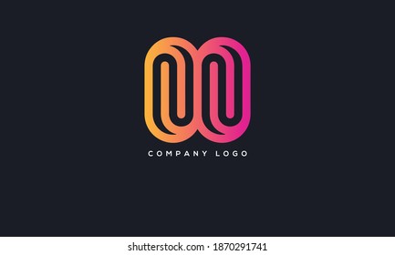 Minimalist Abstract Initial letter M logo. This logo incorporate with abstract letter in the creative way. It will be suitable for which company or brand name start those initial.