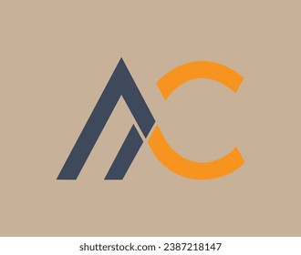 Minimalist abstract initial letters logo. This icon incorporate with two abstract letters and rectangle in the creative way. This is  editable and easy to 
custom for brand name start those initial.