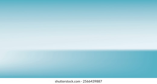 Minimalist abstract light blue background for product presentation. Stylish, panoramic composition ILLUSTRATION EPS10