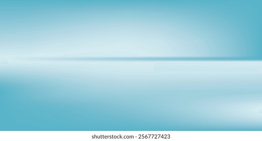 Minimalist abstract light blue background for product presentation. Stylish, panoramic composition 