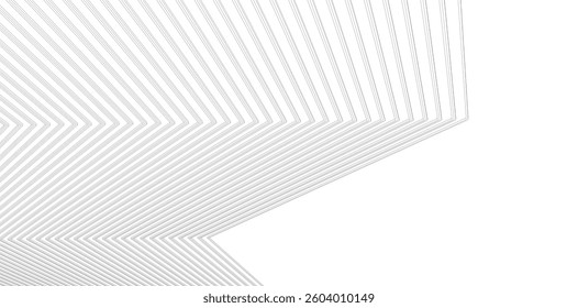 Minimalist Abstract Line Art - Geometric Architecture and Futuristic Design - Vector Illustration