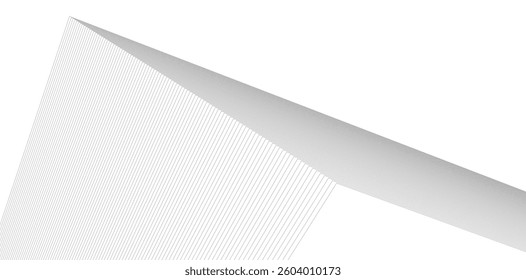 Minimalist Abstract Line Art - Geometric Architecture and Futuristic Design - Vector Illustration