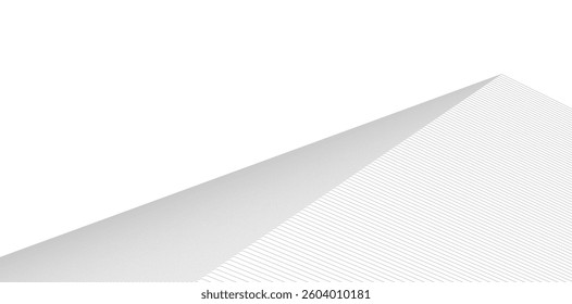 Minimalist Abstract Line Art - Geometric Architecture and Futuristic Design - Vector Illustration