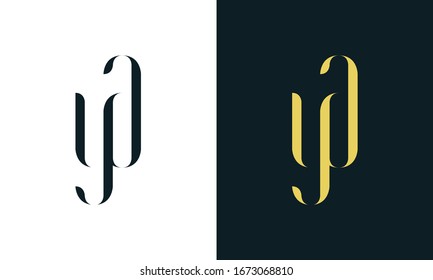 Minimalist abstract line art letter YA logo. This logo icon incorporate with two letter in the creative way.