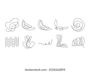 Conjunto Minimalista de Elementos de Linha Abstrata 