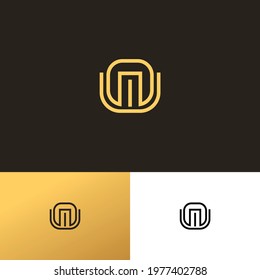 Minimalist abstract logo design, technology logo, mining logo
