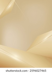 Minimalist abstract luxury background, Premium gold gradient color, presentation branding business template or product ads design