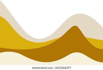 Minimalist Abstract Mountain Background Vector