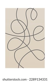 Minimalist Abstract Neutral Wall Art Decoration. Printable Minimalist Wall Decor