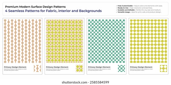 Minimalist Abstract Pattern Collection for Professional Use