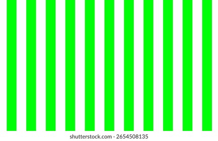 A minimalist abstract pattern featuring evenly spaced vertical green stripes on a clean white background. Ideal for backgrounds, textures, modern designs, and creative digital artwork projects.