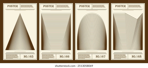 Minimalist abstract poster design featuring geometric patterns and smooth gradients, perfect for modern home or office decor.