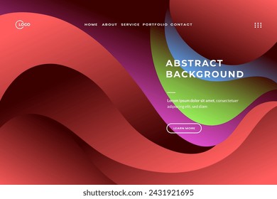 Minimalist Abstract Red Background Graphic for Trendy Web Design Projects